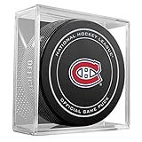 Montreal Canadiens Replica Game Puck with Case