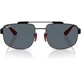Ray-Ban Unisex Rb3789m Scuderia Ferrari Collection Oval Sunglasses
