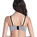 Add Two Cups Bras Brassiere For Women Push Up Padded Unlined,Stripped,32A