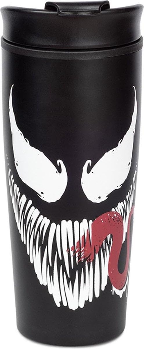 Pyramid MTM25359 Venom (Face) Metal Travel Mug, Black