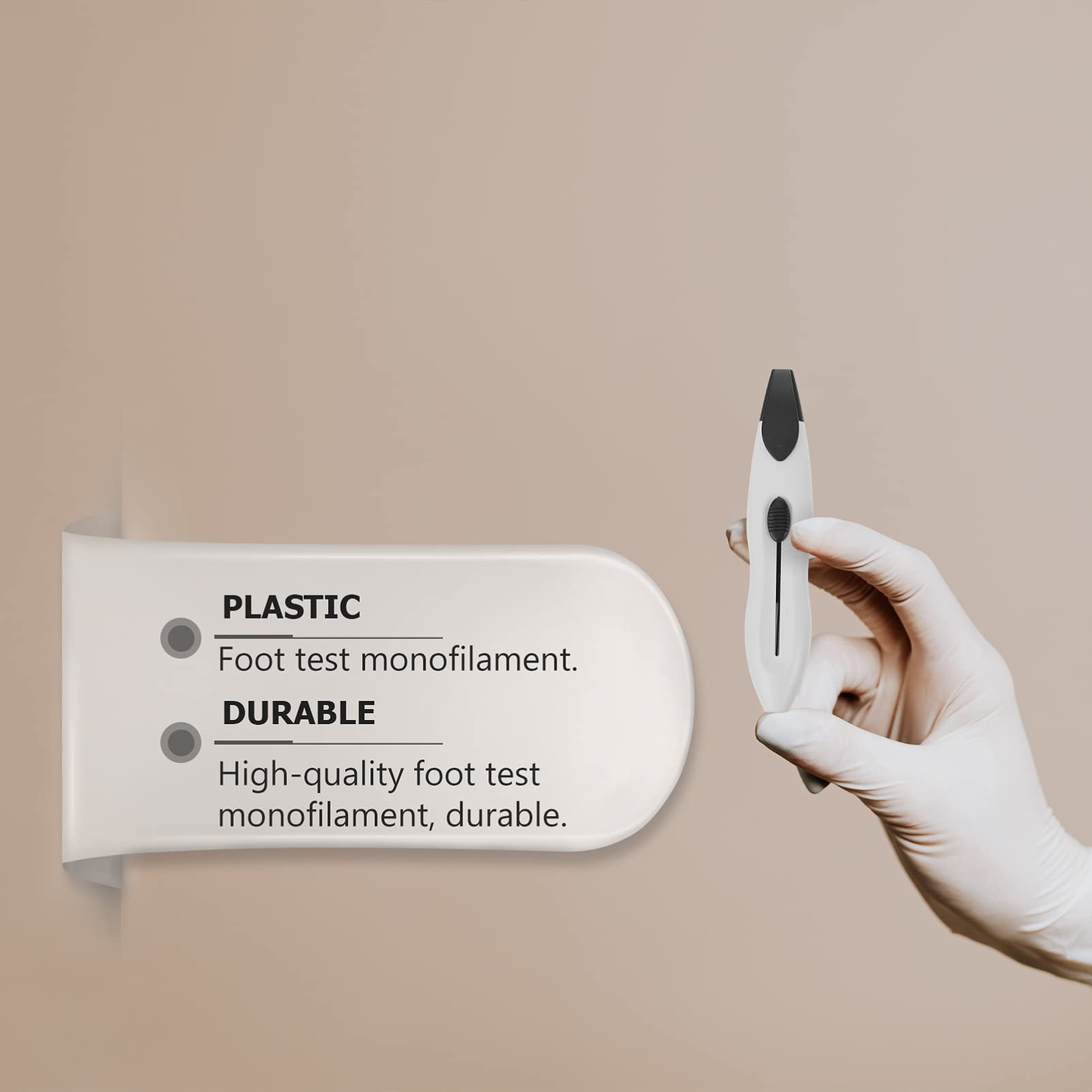 12pcs Monofilament Pen, 10g Foot Neuropathy Test Monofilament FootFilament Diabetic Pen Retractable Foot Tester Nerve Skin Contact Needle Foot Probe