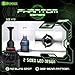 72W 8000LM US BridgeLux COB LED Chip Headlight Conversion Kit - White 6000K Replace Halogen Bulbs - H10 / 9140 / 9145