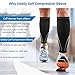 Udaily Calf Compression Sleeves for Men & Women (20-30mmhg) - Calf Support Leg Compression Socks for Shin Splint & Calf Pain Relief