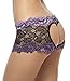 Sofishie Stylish Heart Shape Boy Short - BlackPurple - XL