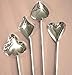 Kate Spade Gin Rummy Set of 4 Sipper Spoons Silver Plate New In Box
