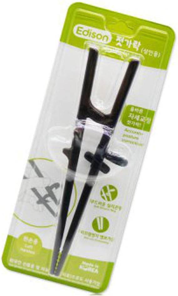 Edison Training / Helper Chopsticks Para Canhoto Adulto Laranja