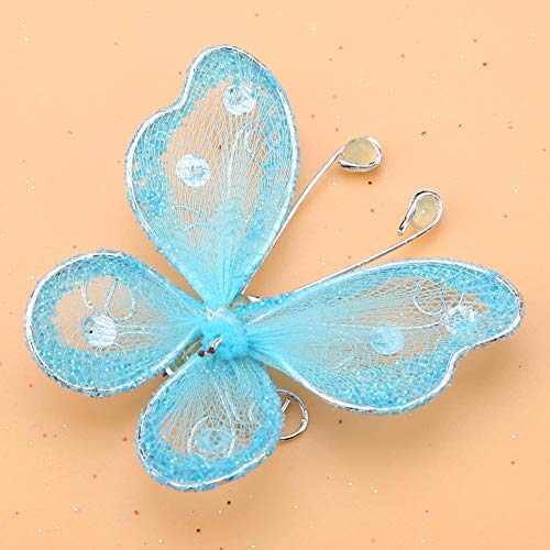 4 Christmas+Butterfly+Ornaments+Clothing+Decoration