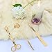 LOHOTEK Candle Snuffer, Candle Wick Trimmer & Wick Dipper Candle Accessories (Champange Gold)