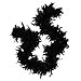 WGI 6' 40g Adult Feather Boa, Black