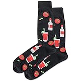 Hotsox Men's Bloody Mary Crew Socks 1 Pair, Men's 10-13