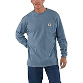 Carhartt Mens Loose Fit Heavyweight Long-Sleeve Pocket T-Shirt