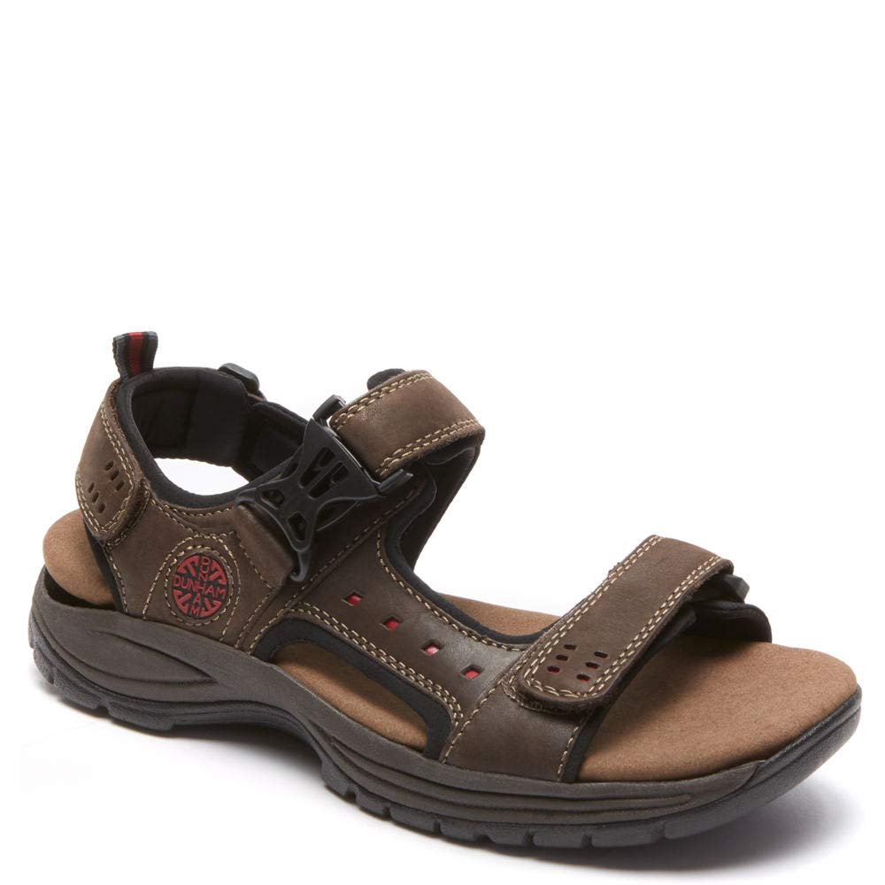 Dunham Men’s Nolan-Dun Sandal,Brown,7 D US
