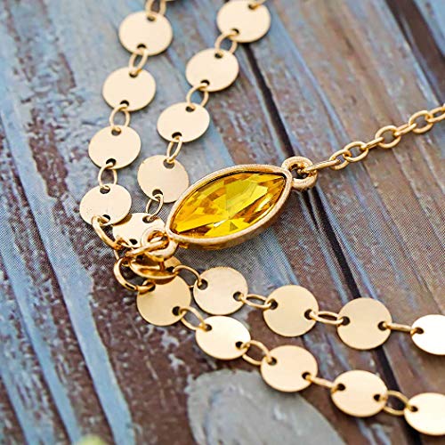 Barogirl Gold Head Chain Headdress Small Coins Hair Chain Jewelry Boho Prom Wedding Headpiece for Women (Silver) - Thumbnail 7