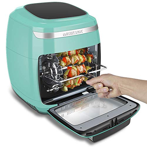 GoWISE USA GW77723 11.6Quart Air Fryer Toaster Oven with Rotisserie