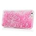iPhone 6 Case, iPhone 6S Case, KASOS Colorful Painting Cute Pink Pattern Bling Glitter Powder Quicksand Soft TPU Frame PC Bottom Shell Slim Fit Lightweight Bumper Cover & Dust Plug & Stylus - Flamingo
