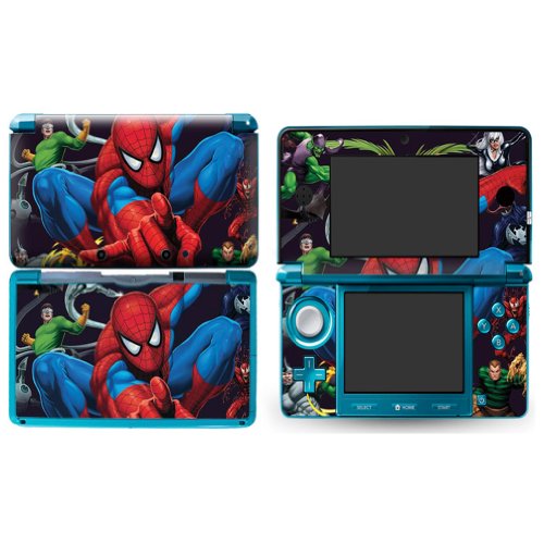 SPIDERMAN Nintendo 3DS Cover Skin Decal Sticker Vinyl Matte Finish + Free Screen Protectors (For Old Version Prior 2015)