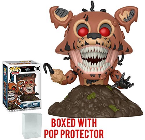 Funko Pop! Books: Five Nights at Freddy's The Twisted Ones - Twisted Foxy Vinyl Figure (Bundled with Pop Box Protector Case)