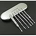 Ear Pick Earwax Removal Curette, LEOKOR 6 Pcs Medical Grade Ear Hygiene Care Kits Stainless Steel Ear Cleaning Tool with Storage Box