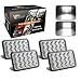 4PCS Partsam 4x6 LED Headlights Sealed Beam 6x4 Conversion Kit H4651 H4666 H4656 Compatible with Kenworth KW 900/Peterbilt 379/Ford Truck/Chevy K10 K20 Van RV Camper Headlamp Assembly primary