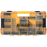 DEWALT Tough Grip 120-Piece Screwdriver Bit Set, 1/4-in Hex Shank, Impact Ready, Alloy Steel (DWAF120SETTG)