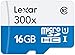 Lexar High-Performance MicroSDHC 300x 16GB UHS-I/U1 w/Adapter Flash Memory Card - LSDMI16GBB1NL300A
