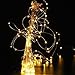 Solar String Lights 33ft 10 Bulbs Flickering Solar Lights Outdoor White