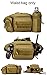 Huntvp Military Hip Fanny Pack Tactical Waist Bag Packs Waterproof Hip Belt Bag Pouch for Hiking Climbing Outdoor Bumbag Jungle Camouflage