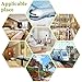 Homgaty 20 Pack Extra Large Size XL Potty Seat Cover Potty Protectors Disposable Toilet Seat Cover for Kids Potty Training or Adults Home Travel Public Toilet Use(With Stick Tape,Individually Wrapped)