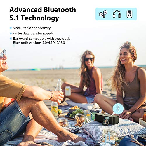 YFFIZQ 80GB MP3 Player with Bluetooth 5.1,2.8'' Full Touch Screen MP4