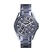 Fossil Women's Riley Quartz Watch with Stainless-Steel Strap, Blue, 18 (Model: ES4294)