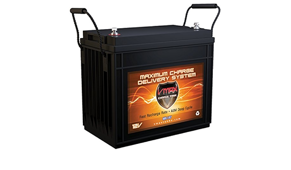 Amazon Com Vmax Mr147 155 12v 155ah Agm Deep Cycle Marine Battery For Berkley Btx65 Saltwater Electric 12v 65lbs Trolling Motor Home Audio Theater