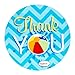 Summer Beach Ball Pool Party Supplies - Thank-You Notes (8)