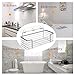 TESOT Suction Cup Shower Shelf, Shower Caddy Soap Dish with Hooks for Sponge, Rust Proof 304 Stainless Steel, Black