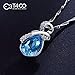 T400 Sterling Silver Heart Necklace I Love You Inspirational Pendant Jewelry Gift for Women
