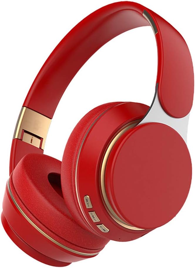 NFLOBD Cascos Bluetooth Diadema, V5.0 Bluetooth en los auriculares, amortiguador de graves