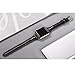 Secbolt Leather Compatible Apple Watch Band 42mm 44mm Iwatch Series 6 5 4 3 2 1 SE Slim Replacement Retro Wristband Strap Iwatch Stainless Steel Buckle, Black with Rhinestone