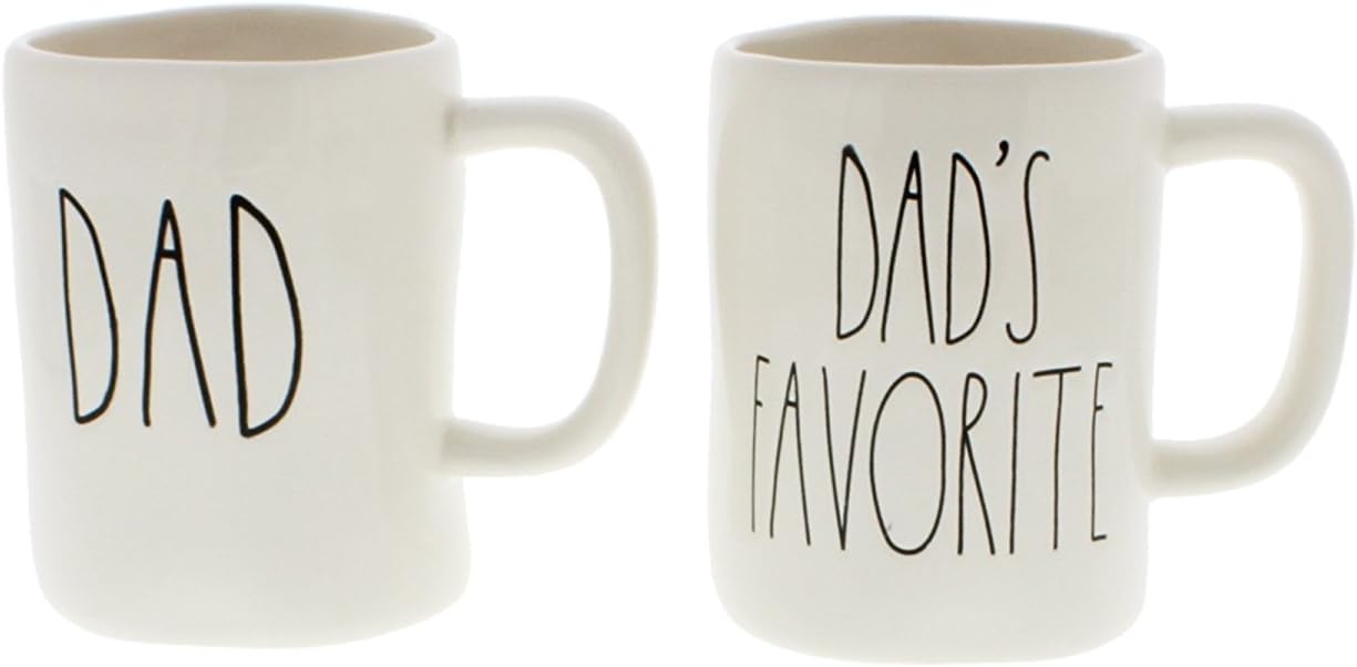 rae dunn dad's favorite mug