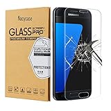 Galaxy S7 Screen Protector,Galaxy S7 Tempered Glass,Nacycase Galaxy S7 Full Coverage HD Clear Tempered Glass Screen Protector for Samsung Galaxy S7 (1 Pack)