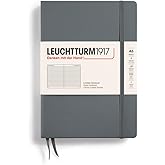 LEUCHTTURM1917 - Notebook Hardcover Medium A5-251 Numbered Pages for Writing and Journaling (Anthracite, Ruled)