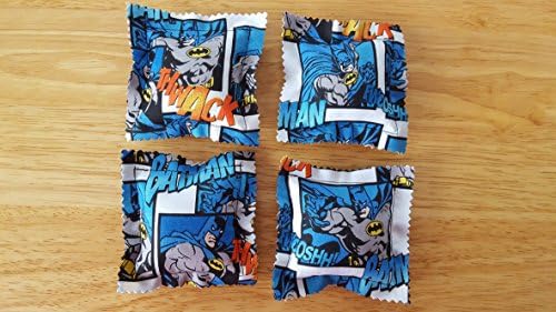 Catnip Ravioli Pillow Toys, Made From Batman Fabric, Bat Symbol, Cat, Cats, Kittens, Set of 4