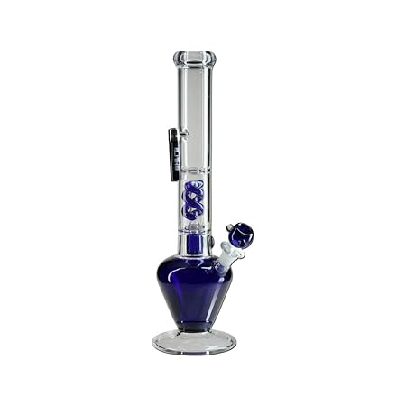 Blaze Bong Ice mit Spiralperkolator - blau H 450mm Ø 50mm NS 19/14 WS 5mm