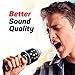 Wireless Portable Karaoke Microphone - 2018 New design Instagram 5000+Likes Bluetooth Karaoke Microphone/Handheld Cellphone Karaoke Player for iPhone or Android Smartphone & PC (Black)