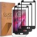 Mr.Shield [3-PACK] Designed For Motorola Moto Z2 Force Edition [Japan Tempered Glass] [9H Hardness] [Full Cover] Screen Protector with Lifetime Replacement
