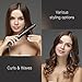 K-SKIN Ceramic Flat Iron 2-in-1 Straightener for Curling and Straightening (Black)
