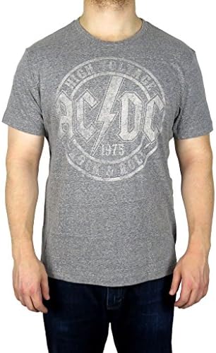 AC/DC Vintage Graphic Logo Tee Grey Heather XX-large