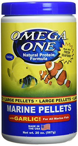 Omega One Garlic Marine Pellets - Large Sinking 20oz.