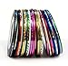 Sannysis 30 Color Rolls Striping Tape Line Nail Art Decoration Sticker