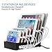 Nexgadget Detachable Universal Multi-Port USB Charging Station, 50W 8-Port USB Charging Dock