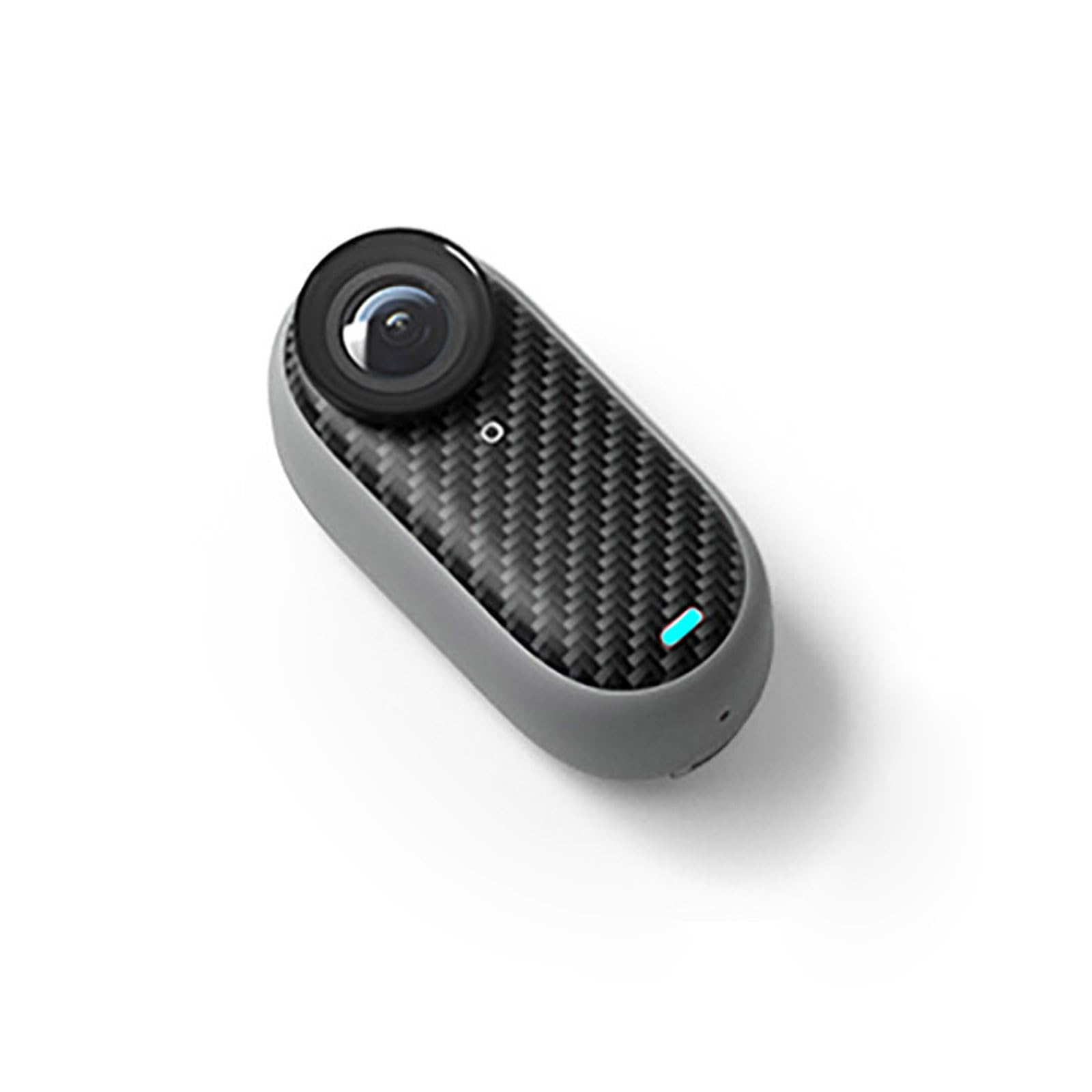 LICHIFIT Camera Stickers Set for Insta360 GO 3 Camera and Action Pod Self-Adhesive Carbon Fiber Zebra Stickers with 3M Sticker Camera Protective Film Skin Paster Accessories