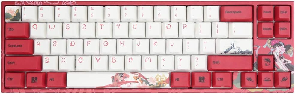 Tai-Hao Rubber Gaming Backlit Keycaps Set, for Cherry MX Mechanical Keyboards Compatible OEM Profile Shine with Key Puller (18 Key Black)